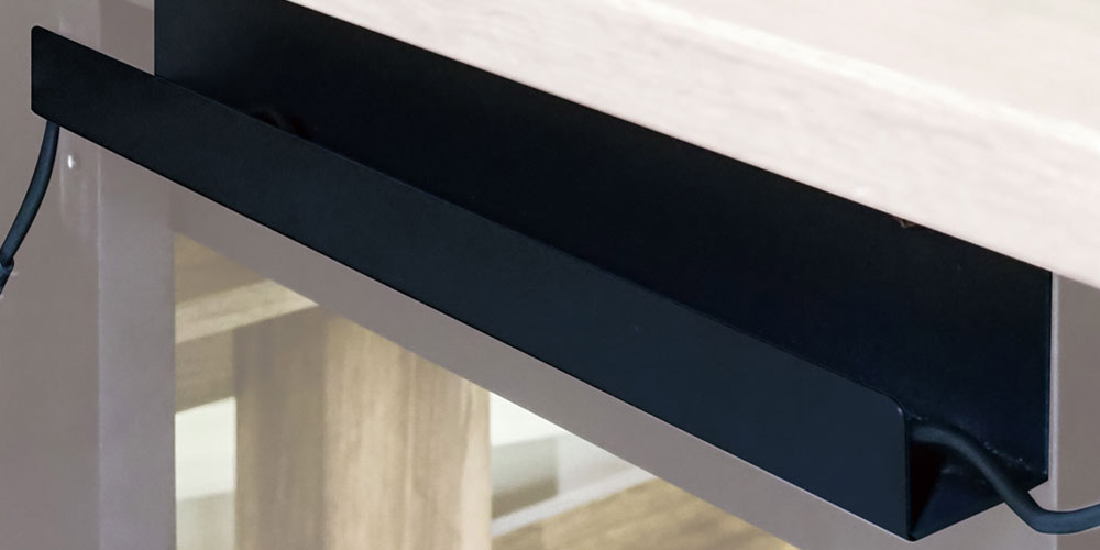 「ザ・デスクCDシリーズ」の配線トレー