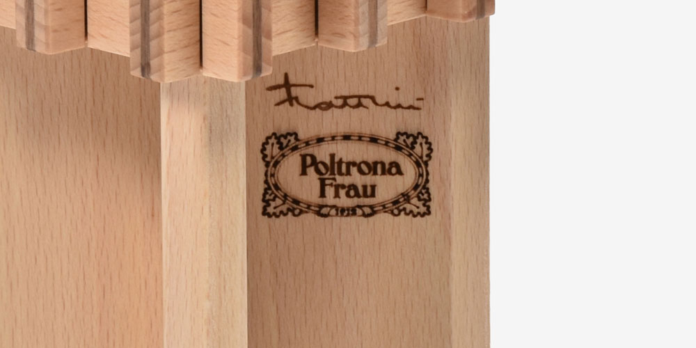 センターテーブル「kyoto」ブランドロゴ・サイン刻印