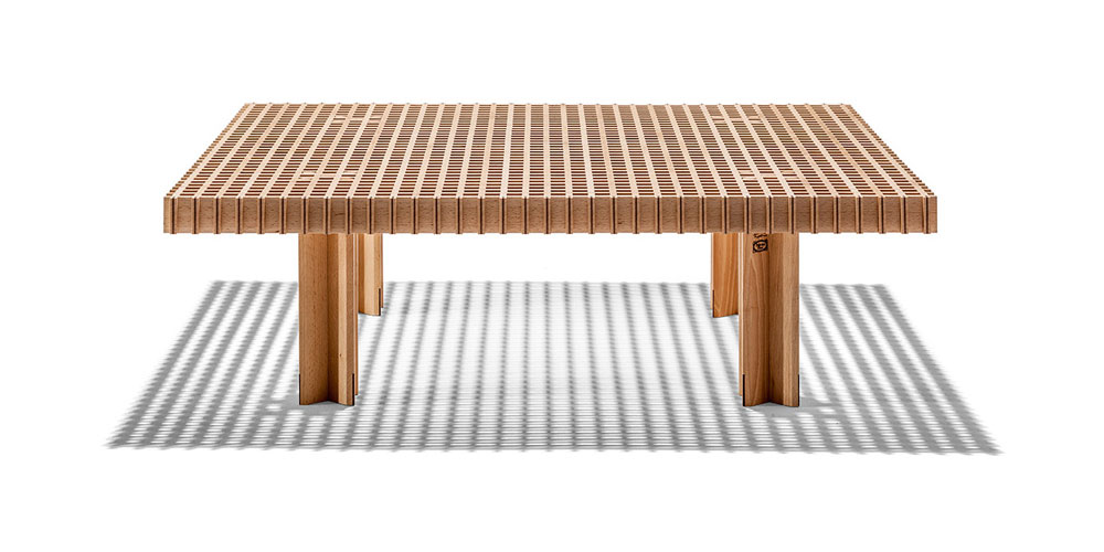 センターテーブル「kyoto」光と影の美しいアート