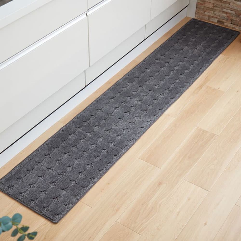 キッチンマット「フレシカ」グレー