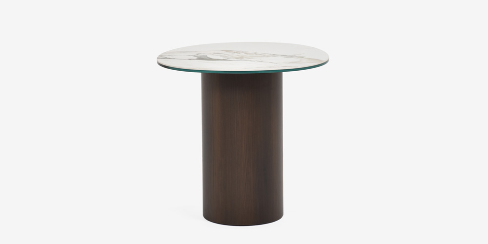 有機的なデザインで柔らかな雰囲気のサイドテーブル「マッシュルーム」