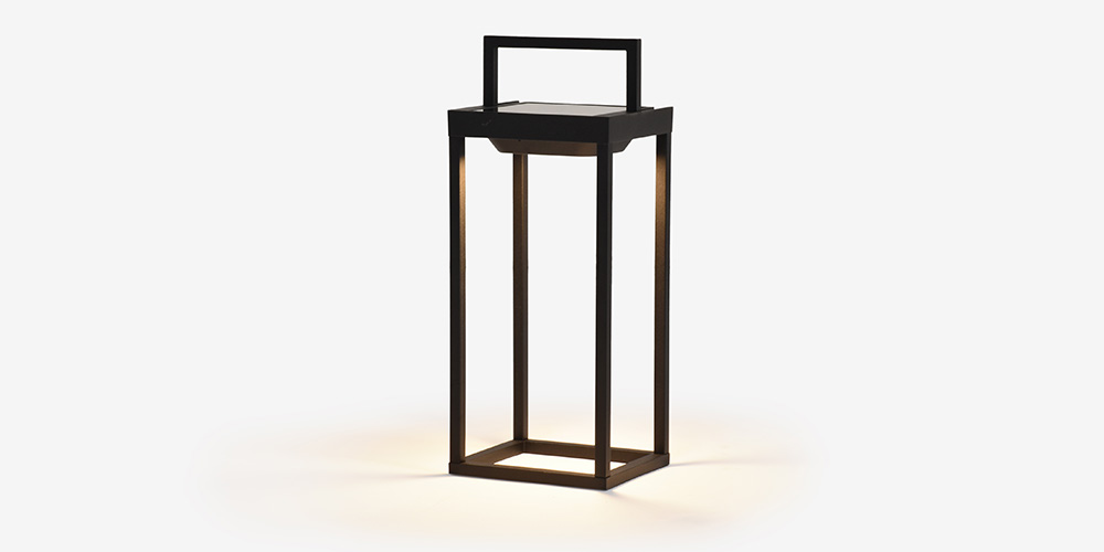 LEDポータブルスタンド「Home Solar」BK