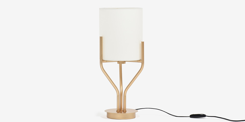 LEDポータブルスタンド「Home Solar」BKのハンドルデザイン