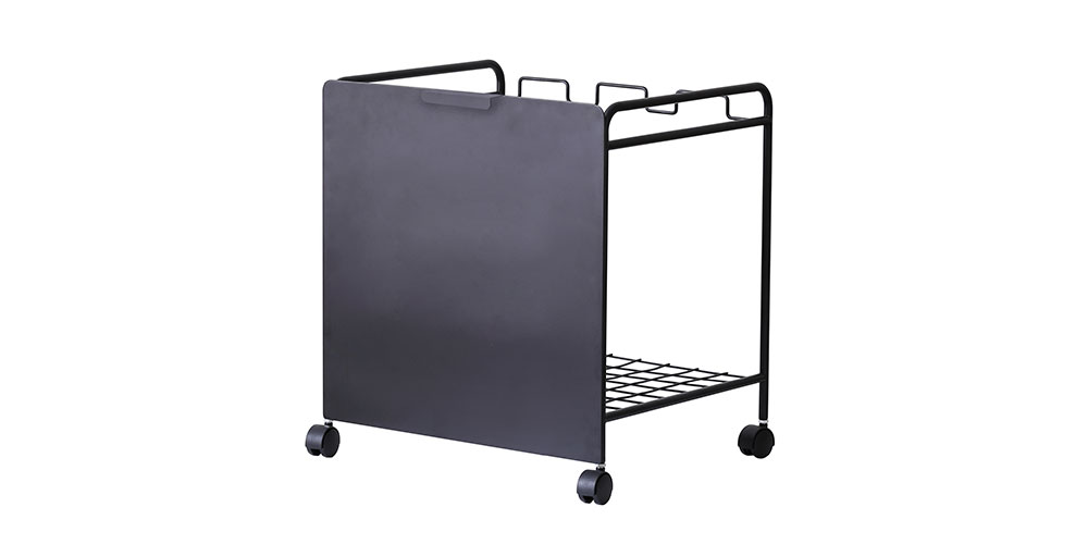 ダストボックスワゴン ゴミ袋仕様 ブラック