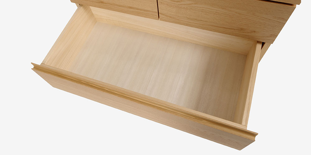 カリモク家具 ローチェスト「F301」大引出しの内部