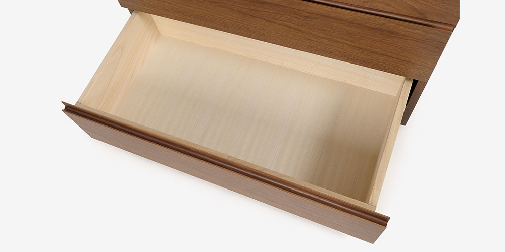 カリモク家具 ハイチェスト「F301」大引出しの内部