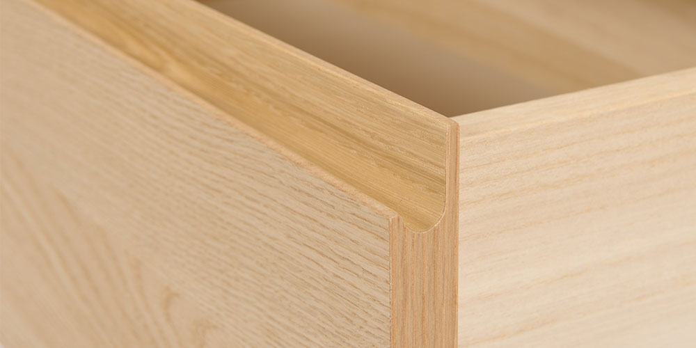 カリモク家具 ハイチェスト「F301」引手アップ