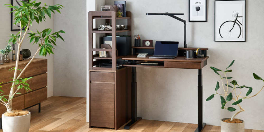 スライドシェルフ「Fit-in DESK」ルームシーンイメージ