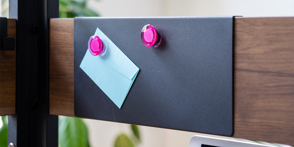 デスク「ヴィンテ3 BP-24CD」スチールパネル