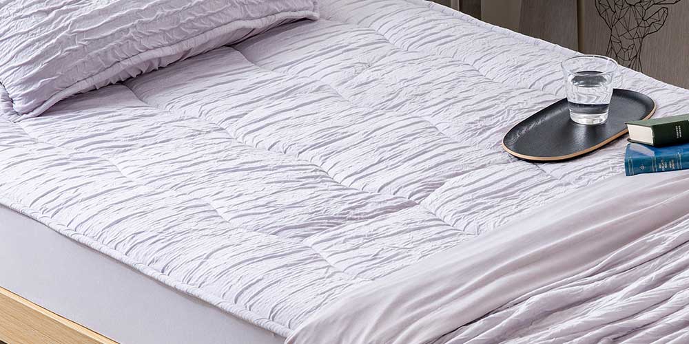 「ふわとろアイスボックスシーツパッド」ラベンダージェラート色