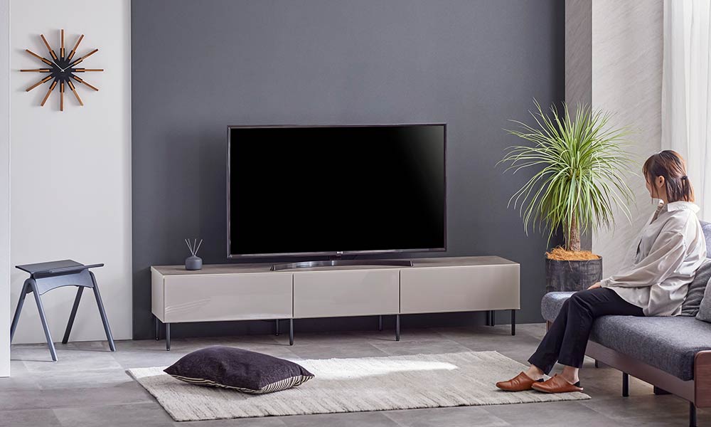 テレビボード「ハリス」GGY色　200テレビボードのイメージ
