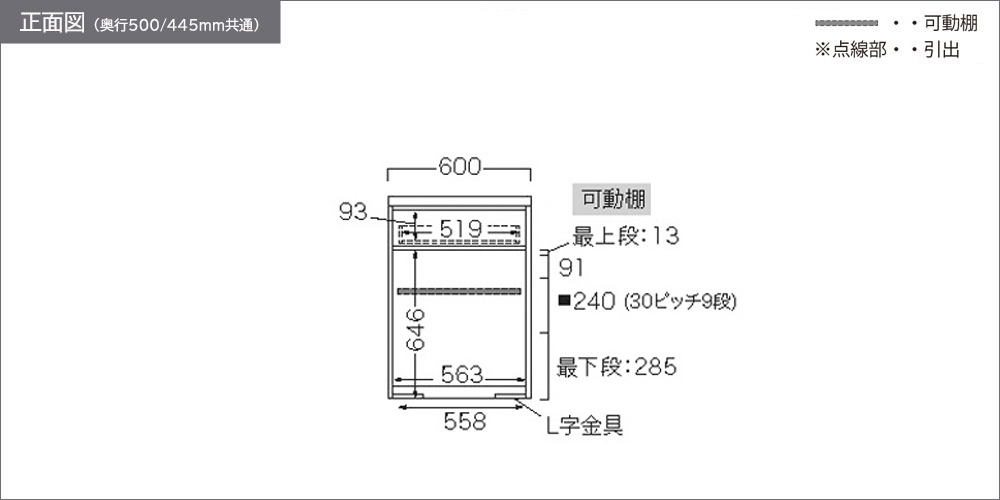 RL-602R下台正面図