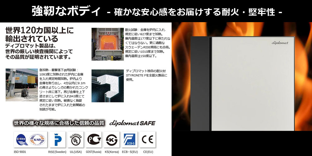 高い耐火性能