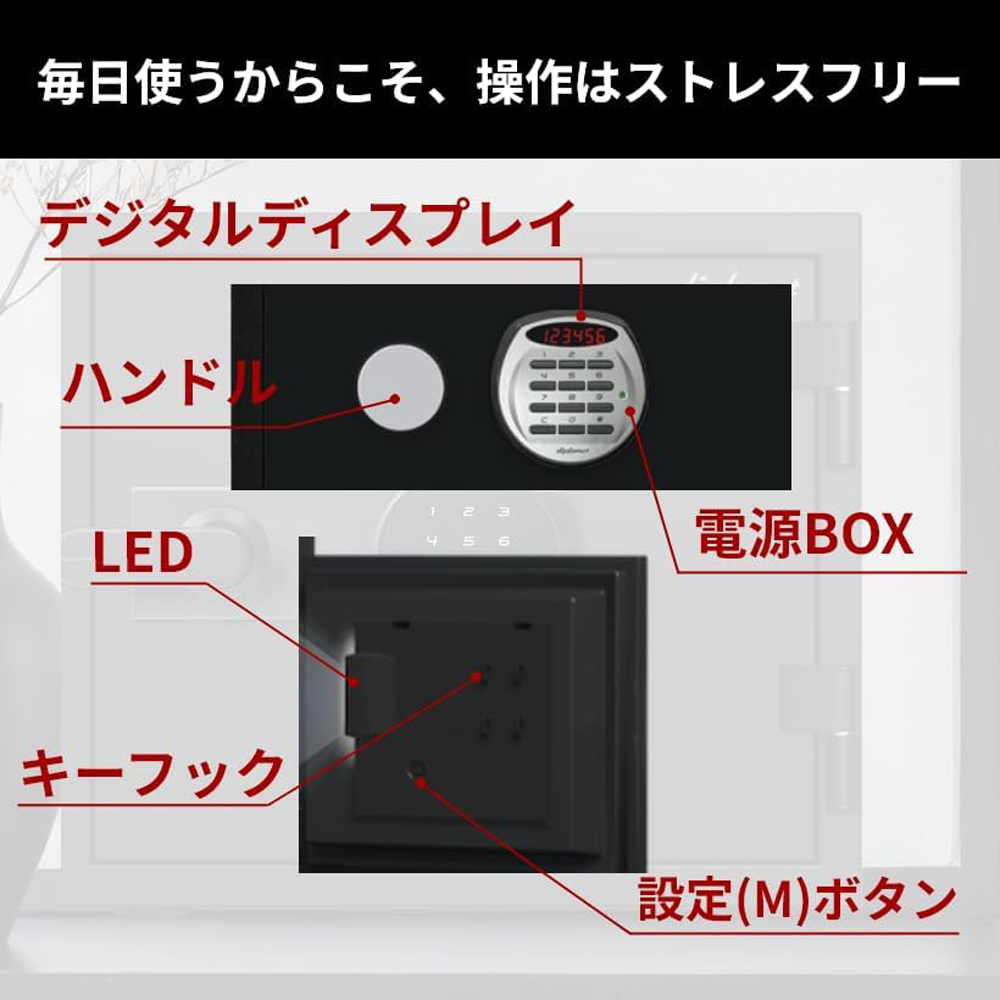 デジタルテンキー式ロック
