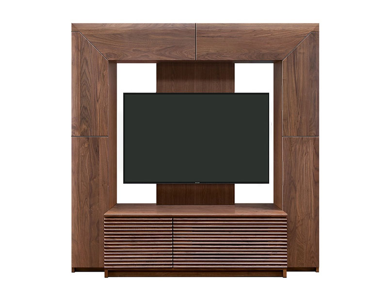 テレビボード「アクロス」ハイタイプ 幅170cm ウォールナット材
