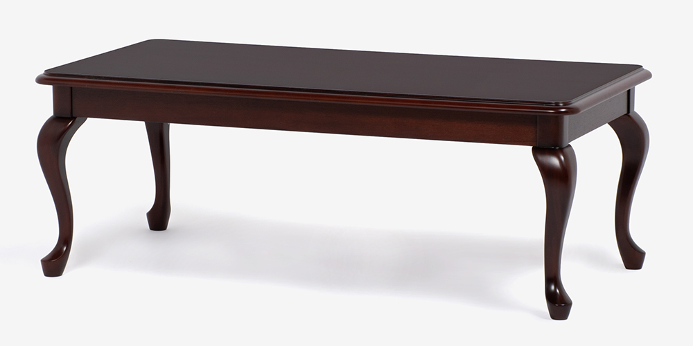 センターテーブル「クイーンアン2 120」幅120cm マホガニー材 | 大塚