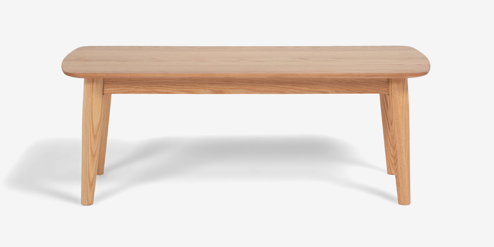センターテーブル「シネマ2」レッドオーク材 ホワイトオーク色
