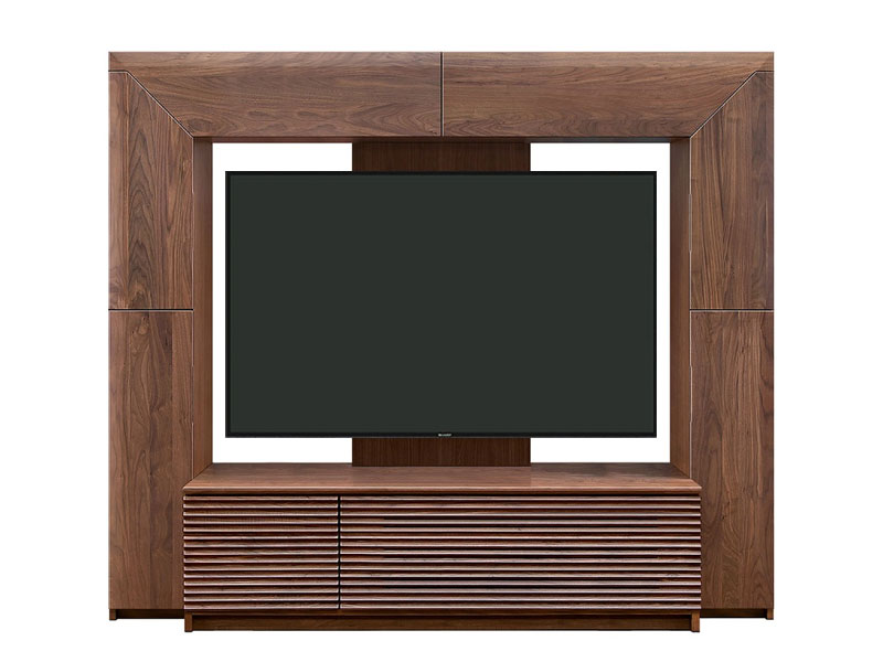 テレビボード「アクロス」ハイタイプ 幅230cm ウォールナット材
