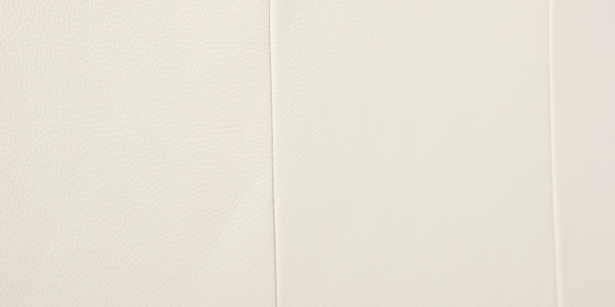 　カウチソファ「L/S STYLISH-55」革ホワイト色 #J-873C 全2サイズ　革アップ