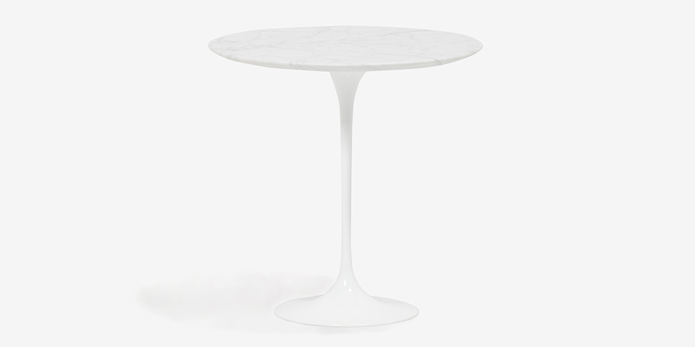 サイドテーブル「IM7040」天然石 ホワイトカラーラ | 大塚家具 