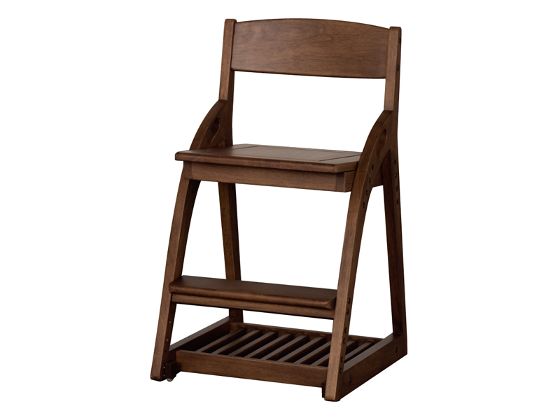 木製椅子 「スコール」 板座／ウォールモカ色