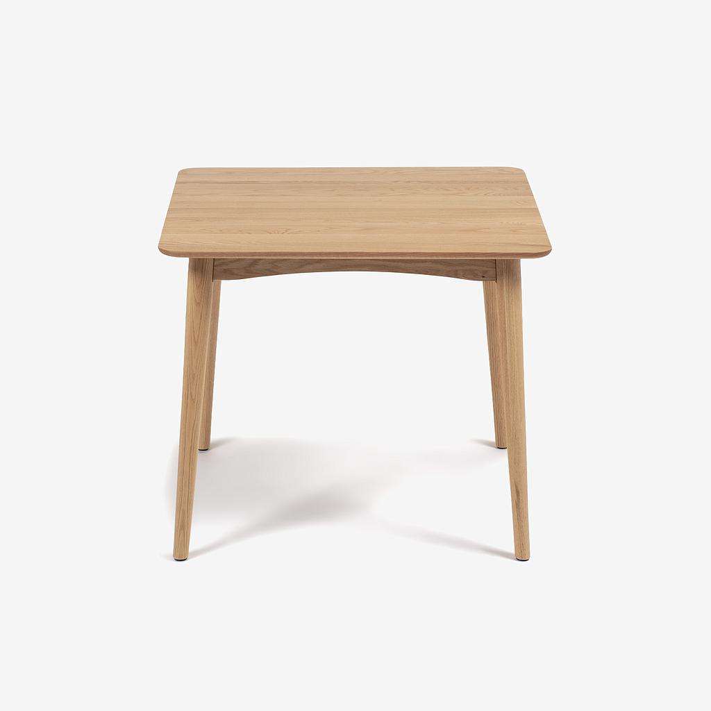 ダイニングテーブル｢シネマ3｣ 正方形 85cmX85cm レッドオーク材 ホワイトオーク色