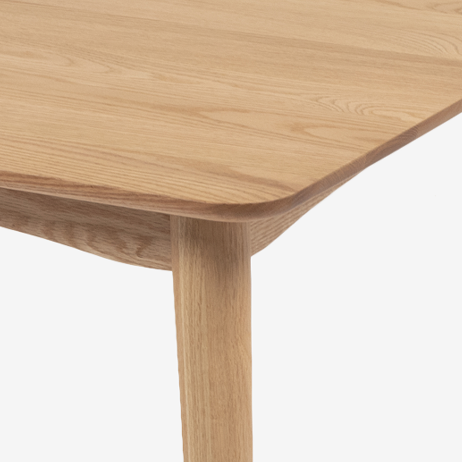 ダイニングテーブル｢シネマ3｣ 正方形 85cmX85cm レッドオーク材 ホワイトオーク色