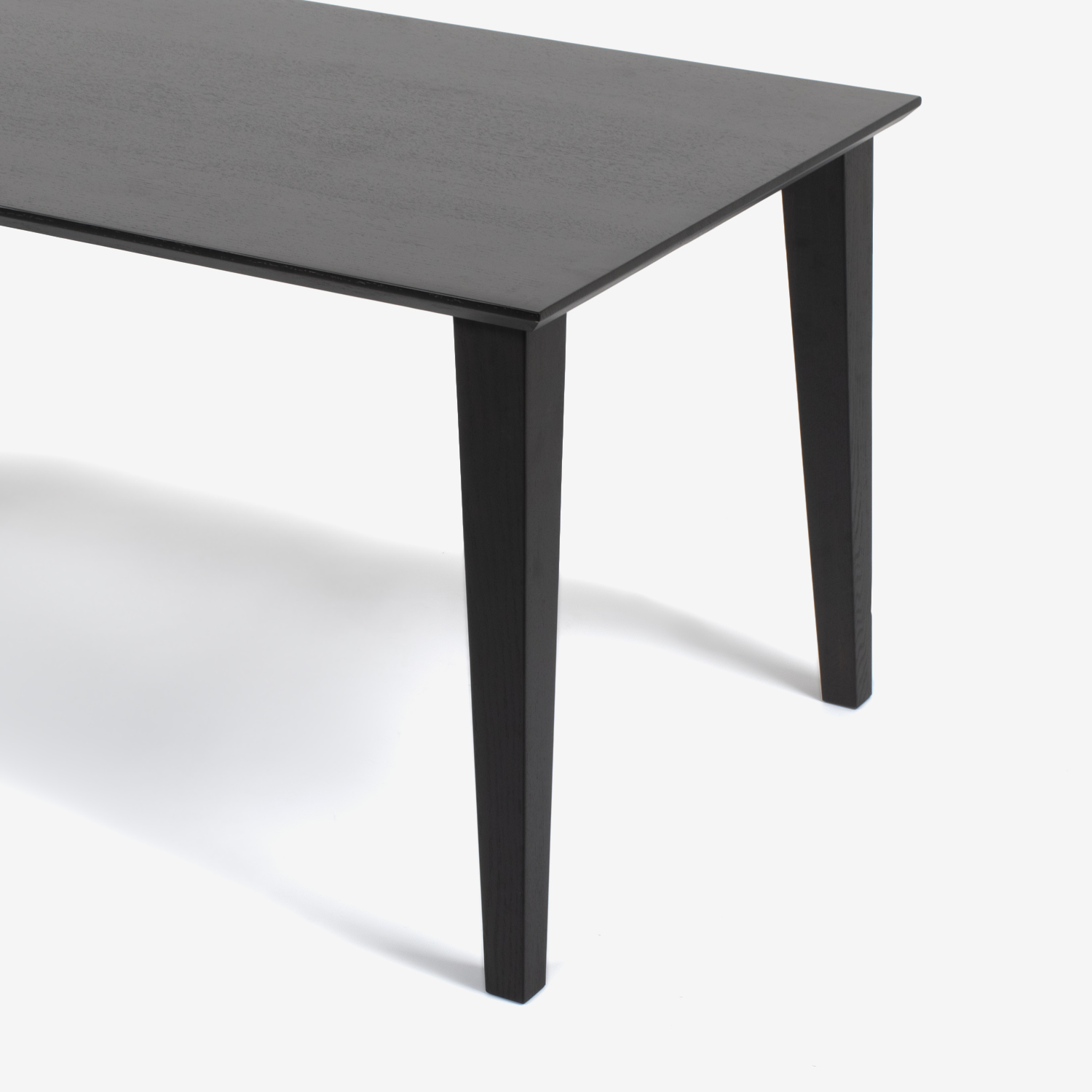 ダイニングテーブル「フィル3」天板角型 レッドオーク材 ダークブラウン色 全4サイズ