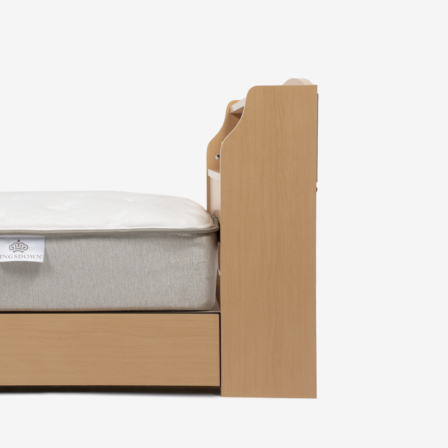 ベッドフレーム 「エリート2」 宮付き ナチュラル色　ダブルサイズ【セール対象品のため30%OFF】