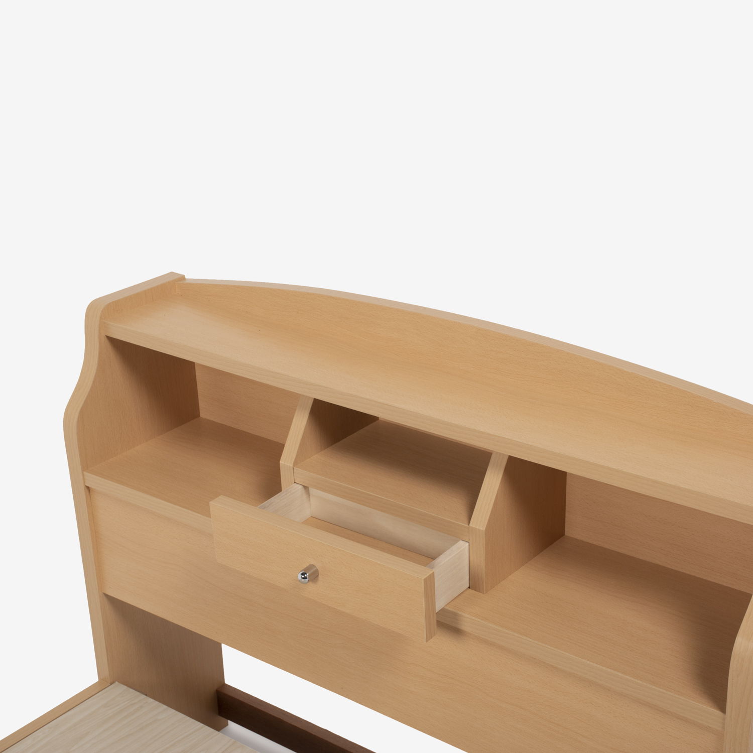 ベッドフレーム 「エリート2」 宮付き ナチュラル色　ダブルサイズ【セール対象品のため30%OFF】