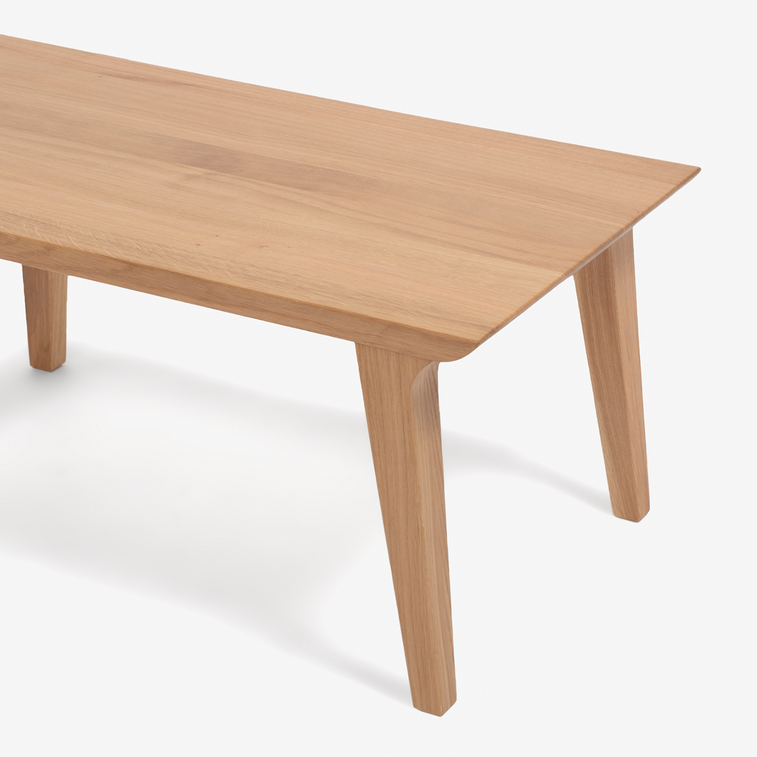 センターテーブル「ハイヒール」幅120cm オーク材 ホワイトオーク色【決算セールのため40%OFF】