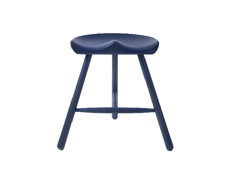 椅子「シューメーカーチェア」No.49 ブナ材C-30ブルー色